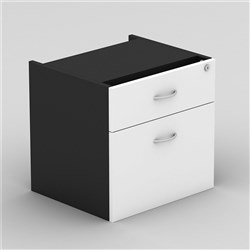 OM FIXED DRAWER W464 x D400 x H450mm White Charcoal