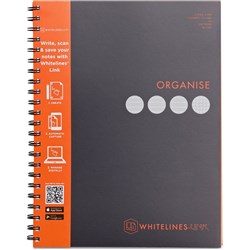 WHITELINES NOTEBOOK A4 4 Subject 240 Page