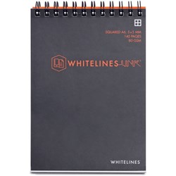 Whitelines Book A6 Spiral 8mm 140 Page