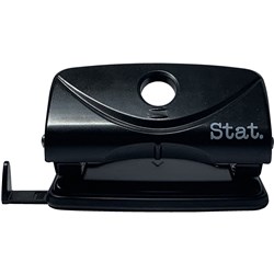 STAT HOLE PUNCH 2 HOLES BLACK Small 10 Sheets