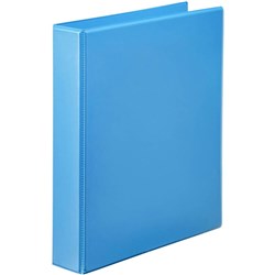 MARBIG CLEARVIEW INSERT Binder A4 2D RING 38mm MARINE