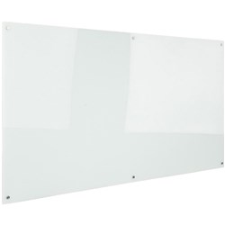 Rapidline Magnetic Glassboard 1200W x 15D x 900mmH White