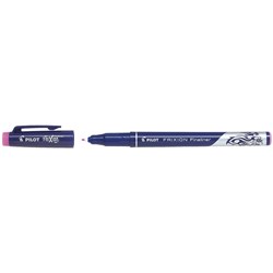 Pilot Frixion Fineliner Pen Erasable Super Fine 0.45mm Pink