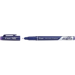 Pilot Frixion Fineliner Pen Erasable Super Fine 0.45mm Violet