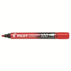 Pilot SCA-100 Permanent Marker Bullet 1mm Red