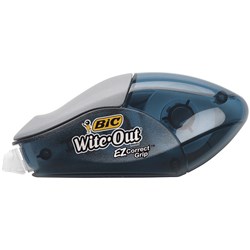 BIC WITE OUT CORRECTION TAPE EZ Grip 4.2mm x 10.2mtr BLISTER CARD