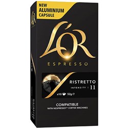 L'OR ESPRESSO CAPSULES RISTRETTO 11 Box of 100