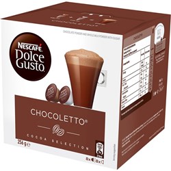 Nescafe Dolce Gusto Coffee Capsules Chocolate Pack 8