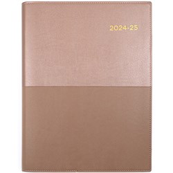 Collins Vanessa Financial Year Diary A4 Week To View Rose Gold