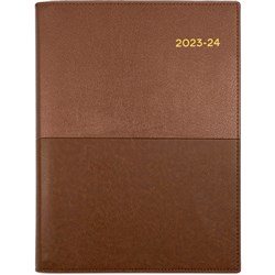 COLLINS VANESSA FINANCIAL Year Diary A4 Week To View Tan 2022-2023