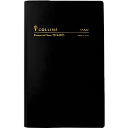 Collins Financial Year Diary B7R Week to View Black