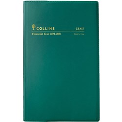 Collins Financial Year Diary B7R Week to View Green