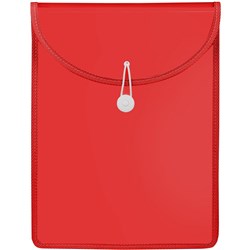 # Marbig Document Wallet A4 Top Load 65mm Gusset Red ***  clearance  ***
