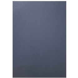 GBC Binding Covers A4 250gsm Leathergrain NAVY Pack of 100