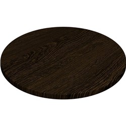 SM France Round Table Top Indoor Outdoor Use 700mm Diameter Wenge