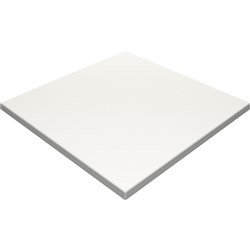 SM France Square Table Top Indoor Outdoor Use 800W x 800mmD White