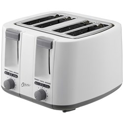 Nero 4 Slice Toaster White Glossy White