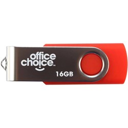 Office Choice USB2.0 Drive 16GB Rotating Silver