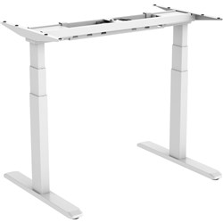 Ergovida Electric Sit-Stand Desk Frame Only 1000 -1700Wx750Dx620-1280mmH White