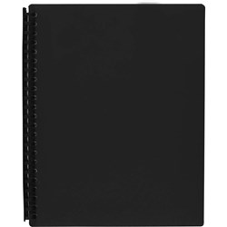 Marbig Display Book A4 Refillable 40 Pocket Black