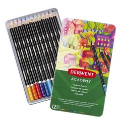 DERWENT PENCILS ACADEMY Sketching Tin 12 Assorted