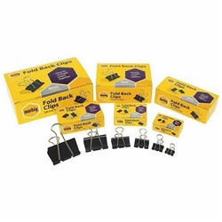 MARBIG FOLDBACK CLIPS ASSORTED SIZES TUB60