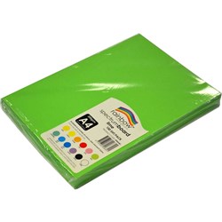 Rainbow Spectrum Board A4 220 gsm Lime 100 Sheets