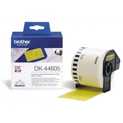 BROTHER DK-44605 YELLOW PAPER LABELS REMOVABLE 62x30mmX48M