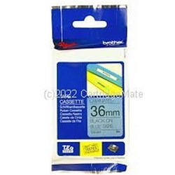 BROTHER P-TOUCH TAPE TZE-561 36MM X 8M BLACK ON BLUE