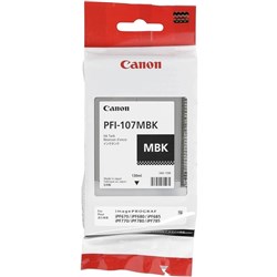 CANON PFI-107BK INK CART BLACK 130ML