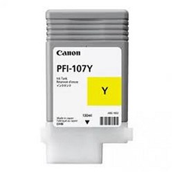 CANON PFI-107Y INK CART YELLOW 130ML