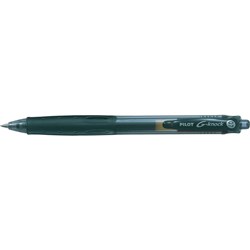 PILOT BEGREEN G-KNOCK LGK-10F-BG RETRACT GEL INK PEN FINE BLACK  Box of 10