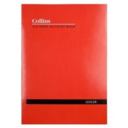 COLLINS A24 ACCOUNT BOOK A4 DOUBLE LEDGER