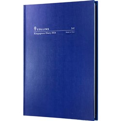 Collins Kingsgrove Diary A4 Week To View Blue