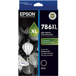 EPSON 786XL INK CART BLACK UP TO 2,600 PAGE YIELD