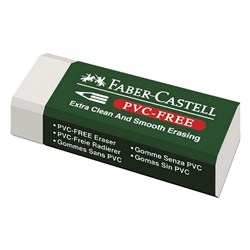 FABER-CASTELL PVC FREE ERASERS Extra Large Phthalate Free