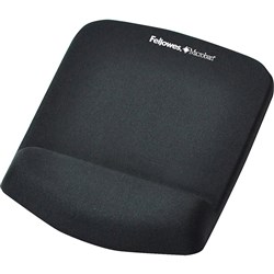 Fellowes PlushTouch Mouse Pad Wrist Rest Black