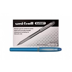 UNIBALL UB245 GRIP MICRO ROLLERBALL PEN 0.5mm Blue Box of 12
