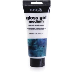 Reeves Paint Accessories 200ml Gloss Gel Medium