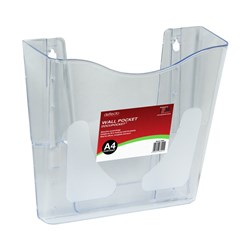 DEFLECT-O DOCUPOCKET CLEAR WALL MOUNT A4 260x254x102mm