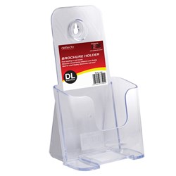 Deflecto Brochure Holder DL Single Tier Free Standing And Wall Mount