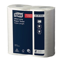 TORK EXTRA ABSORBENT KITCHEN TOWEL ROLL 2PLY 156SHTS Carton of 8