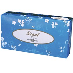 REGAL FACIAL TISSUES 2PLY Pack of 100