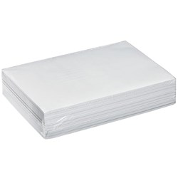 WRITER A4 100 SHEET BANK OFFICE PAD PLAIN NO LINES Pack of 10 *** NOT RULED ***