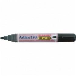ARTLINE 170 PERMANENT MARKER BLACK Box of 12