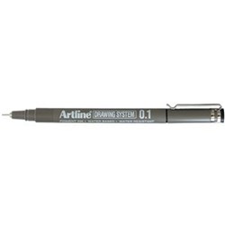 ARTLINE 231 BLACK TECH DRAWING 0.1mm PEN Box of 12