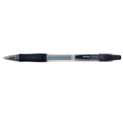 ARTLINE 5570 GELTRAC RETRACT GEL PEN BLACK Box of 12