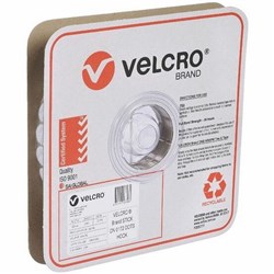 VELCRO SPOTS HOOK ONLY 22MM DISPENSER 900 SPOTS