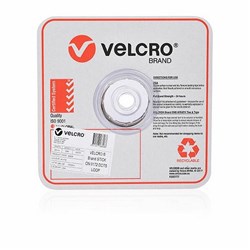 VELCRO LOOP SPOTS 22mm WHITE Pack of 900