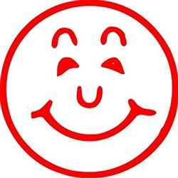 XSTAMPER STAMP CE-16 11303 SMILEY RED